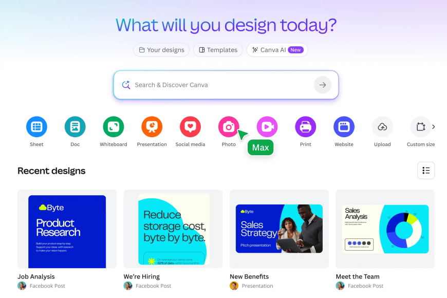 Canva Magic Studio  – AI Design for Marketing Assets